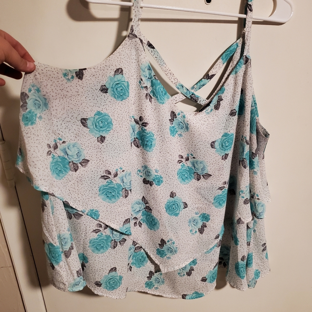 TORRID DOUBLE LAYER CRISS CROSS CAMI